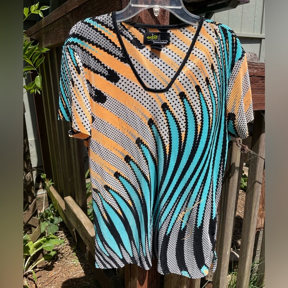 jamie sadock Tops - Jamie Sadock Short Sleeve Blouse Large